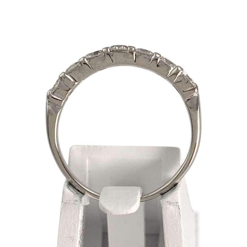 Bague d'occasion or 750 blanc diamants - vue 3