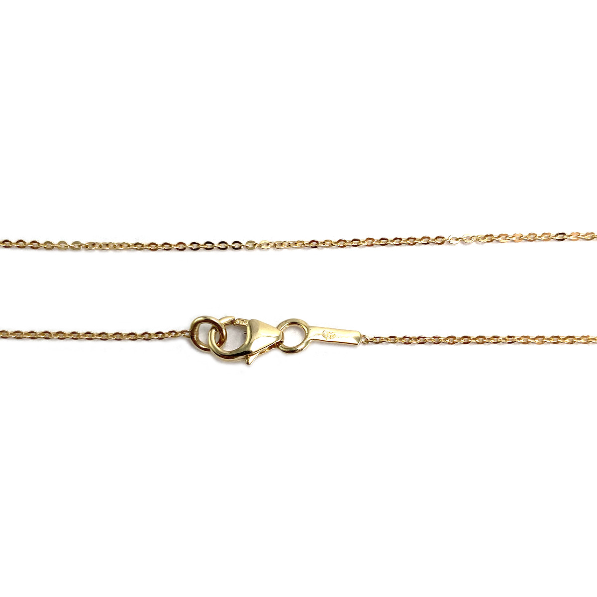 Collier d'occasion or 375 jaune coeurs maille forcat 42 cm - vue 3