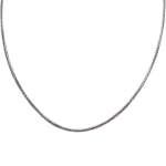 Chaîne d'occasion or 750 blanc maille palmier 44,5 cm - vue 1