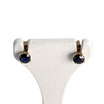 Boucles d'oreilles d'occasion or 750 jaune saphirs - vue 1