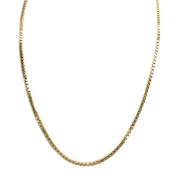 Tweedehands ketting van 750 geelgoud met Venetiaanse schakels, 51 cm