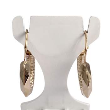 Second-hand 750 yellow gold hoop earrings