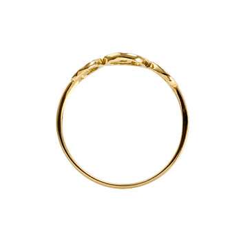 Second-hand 750 yellow gold ring