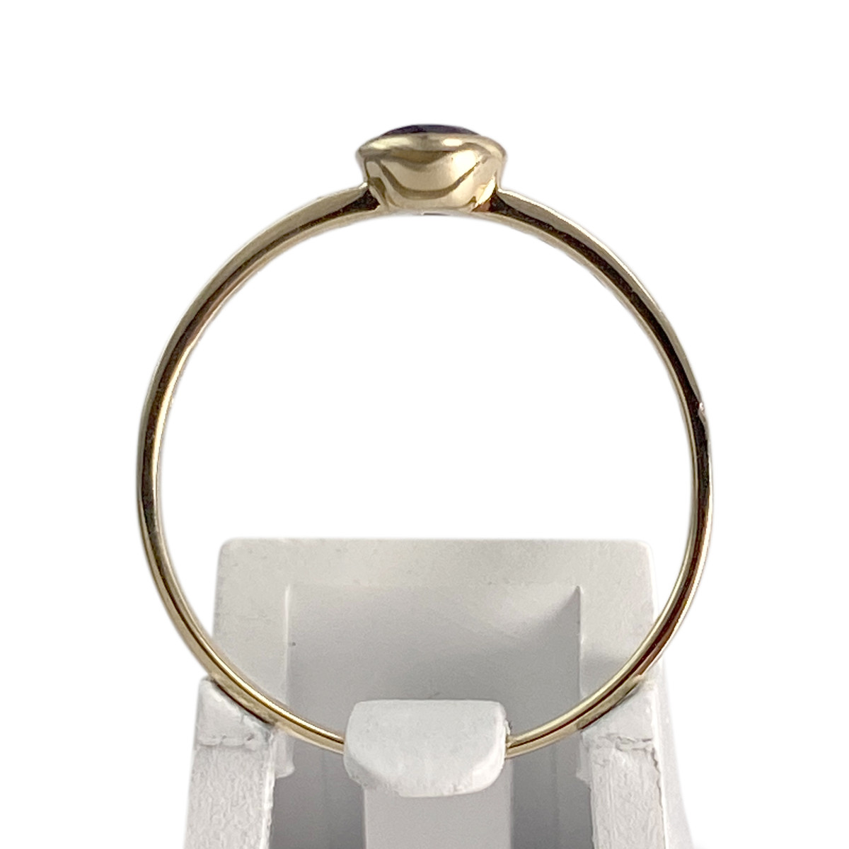 Bague d'occasion or 375 jaune saphir zirconias - vue 3