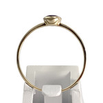 Bague d'occasion or 375 jaune saphir zirconias - vue 3