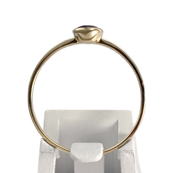 Bague d'occasion or 375 jaune saphir zirconias