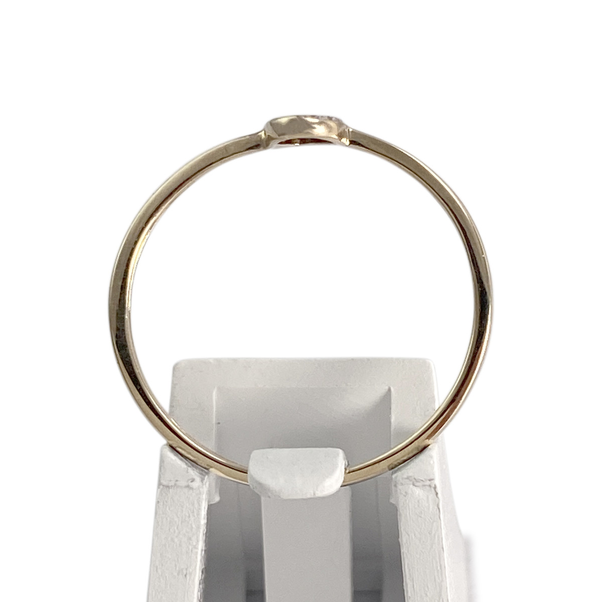Bague d'occasion or 375 2 tons diamants - vue 3