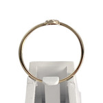 Bague d'occasion or 375 2 tons diamants - vue 3