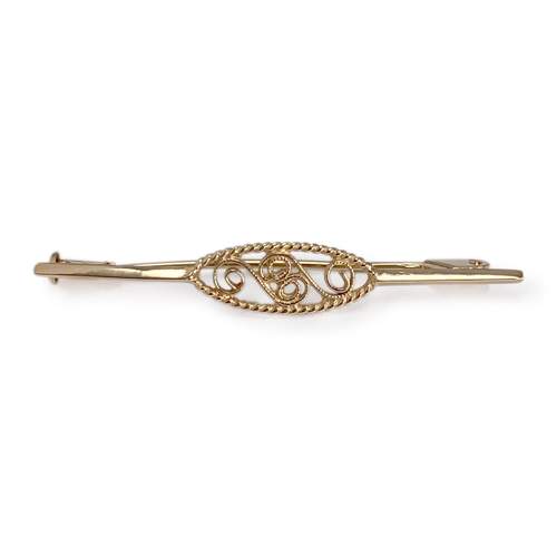Broche d'occasion or 750 jaune