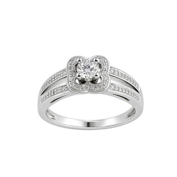 Second-hand MAUBOUSSIN ring 750 white gold diamonds