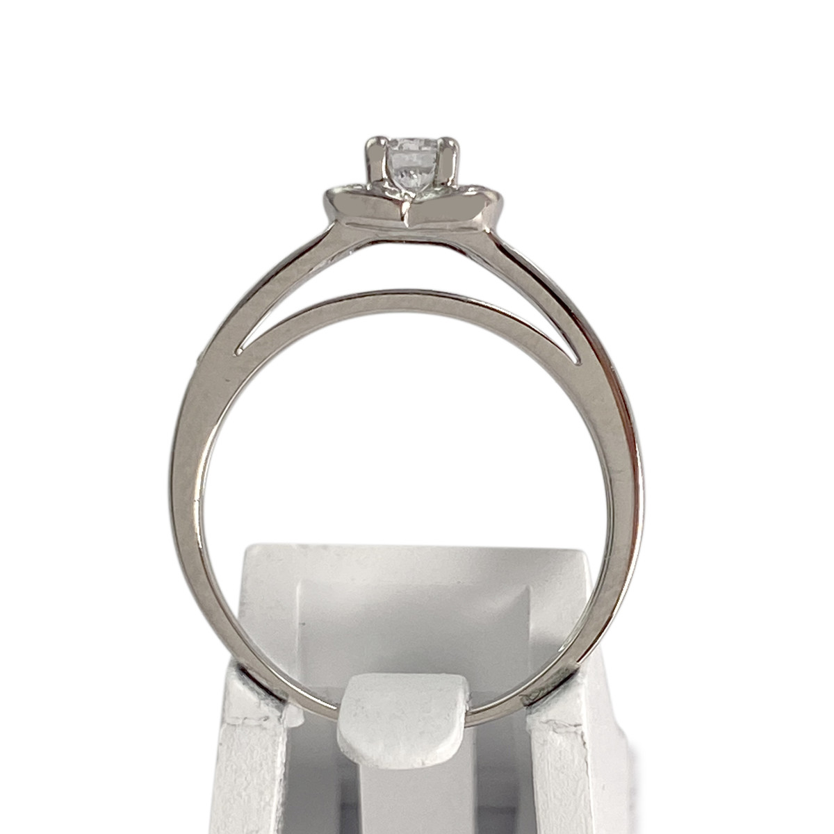 Bague MAUBOUSSIN d'occasion or 750 blanc diamants - vue 3
