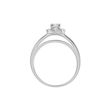 Second-hand MAUBOUSSIN ring 750 white gold diamonds
