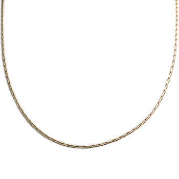 Pre-owned 750 yellow gold chain with horse link