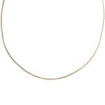 Tweedehands ketting van 750 geelgoud, forçat-schakels, 42 cm - afbeelding 1
