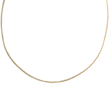 Chaîne d'occasion or 750 jaune maille forçat