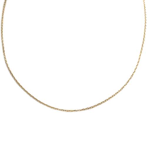 Chaîne d'occasion or 750 jaune maille forçat