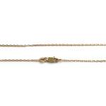 Tweedehands ketting van 750 geelgoud met forçat-schakels, 42 cm - afbeelding 3