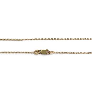 Tweedehands gouden ketting 750 gele maliënkolder 42 cm