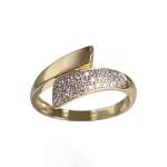 Bague d'occasion or 750 2 tons diamants - vue 1