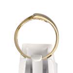 Bague d'occasion or 750 2 tons diamants - vue 3