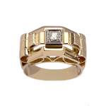 Bague d'occasion 2 ors 750  diamant - vue 1