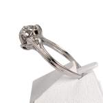 Bague d'occasion or 750 blanc zirconia - vue 2