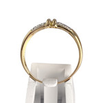 Bague d'occasion  or 750 2 tons saphirs - vue 3