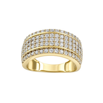 Bague d'occasion or 750 2 tons diamants synthétiques