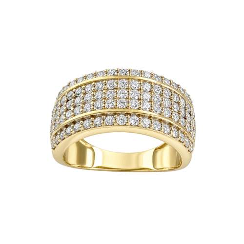 Bague d'occasion or 750 2 tons diamants synthétiques
