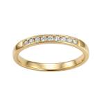 Bague d'occasion or 750 jaune diamants - vue 1
