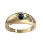 Bague d'occasion or 585 jaune saphir - vue 1