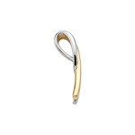 Pendentif d'occasion 2 ors 750  diamants - vue 2
