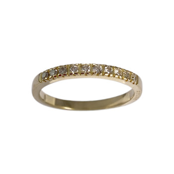 Bague d'occasion or 750 jaune diamants