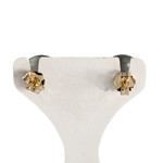 Boucles d'oreilles d'occasion or 750 jaune perles de culture de Tahiti - vue 3