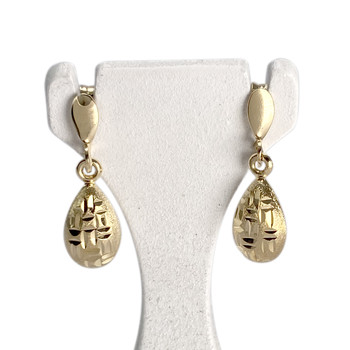 Second-hand earrings 750 yellow gold