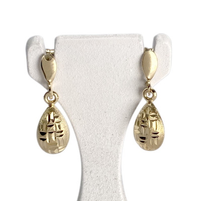 Boucles d'oreilles d'occasion or 750 jaune
