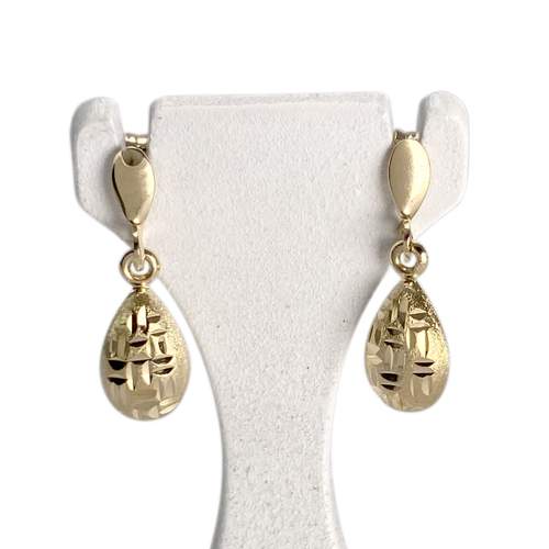 Boucles d'oreilles d'occasion or 750 jaune