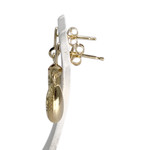 Boucles d'oreilles d'occasion or 750 jaune - vue 2