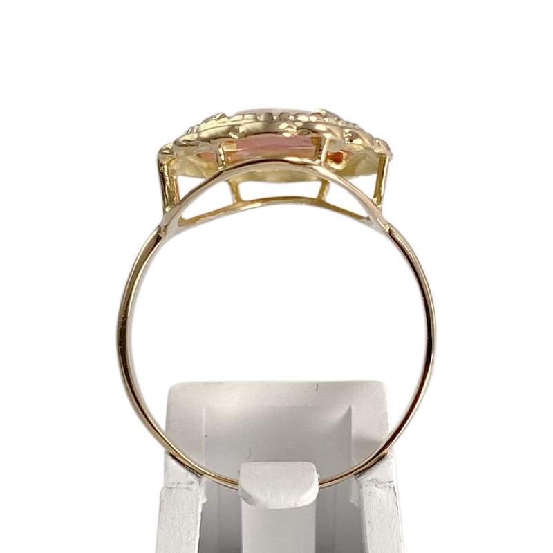 Bague d'occasion or 750 jaune camée - vue 3