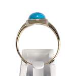 Bague d'occasion or 585 jaune turquoise - vue 3