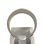 Bague d'occasion or 750 blanc saphirs - vue 3