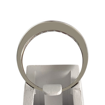 Bague d'occasion or 750 blanc saphirs