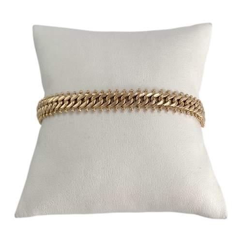 Bracelet d'occasion or 750 jaune maille fantaisie