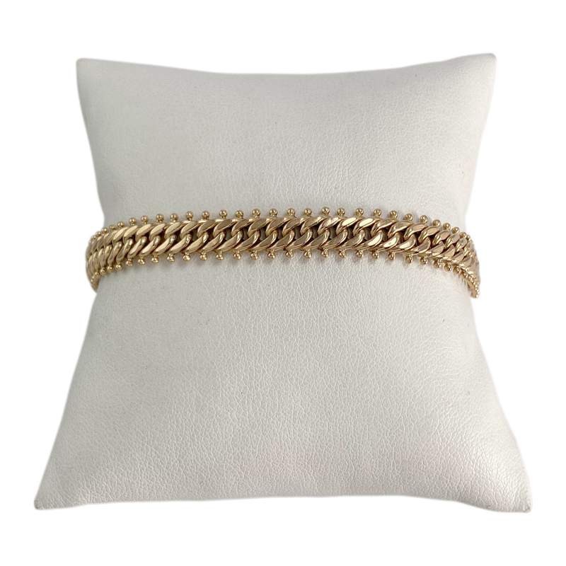 Bracelet d'occasion or 750 jaune maille fantaisie - vue 1