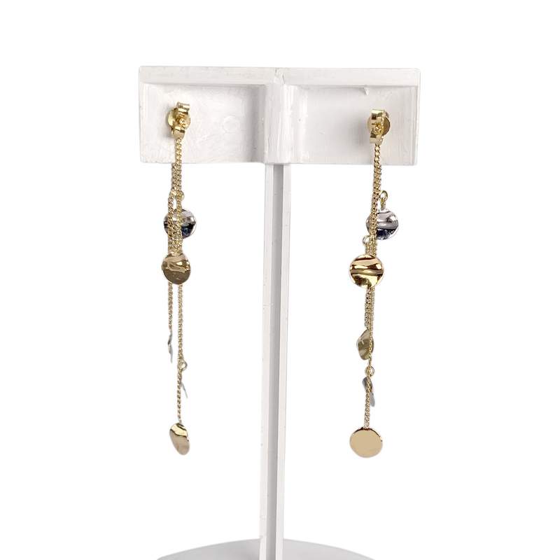 Boucles d'oreilles d'occasion 3 ors 750 - vue 3