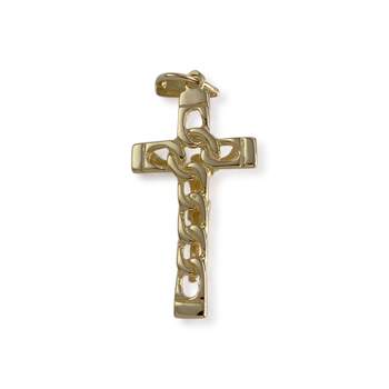 Croix d'occasion or 750 jaune