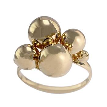 Bague d'occasion or 750 jaune fantaisies