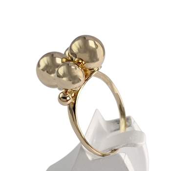 Bague d'occasion or 750 jaune fantaisies