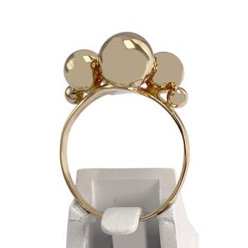 Bague d'occasion or 750 jaune fantaisies
