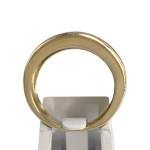 Bague d'occasion or 750 jaune diamants - vue 3